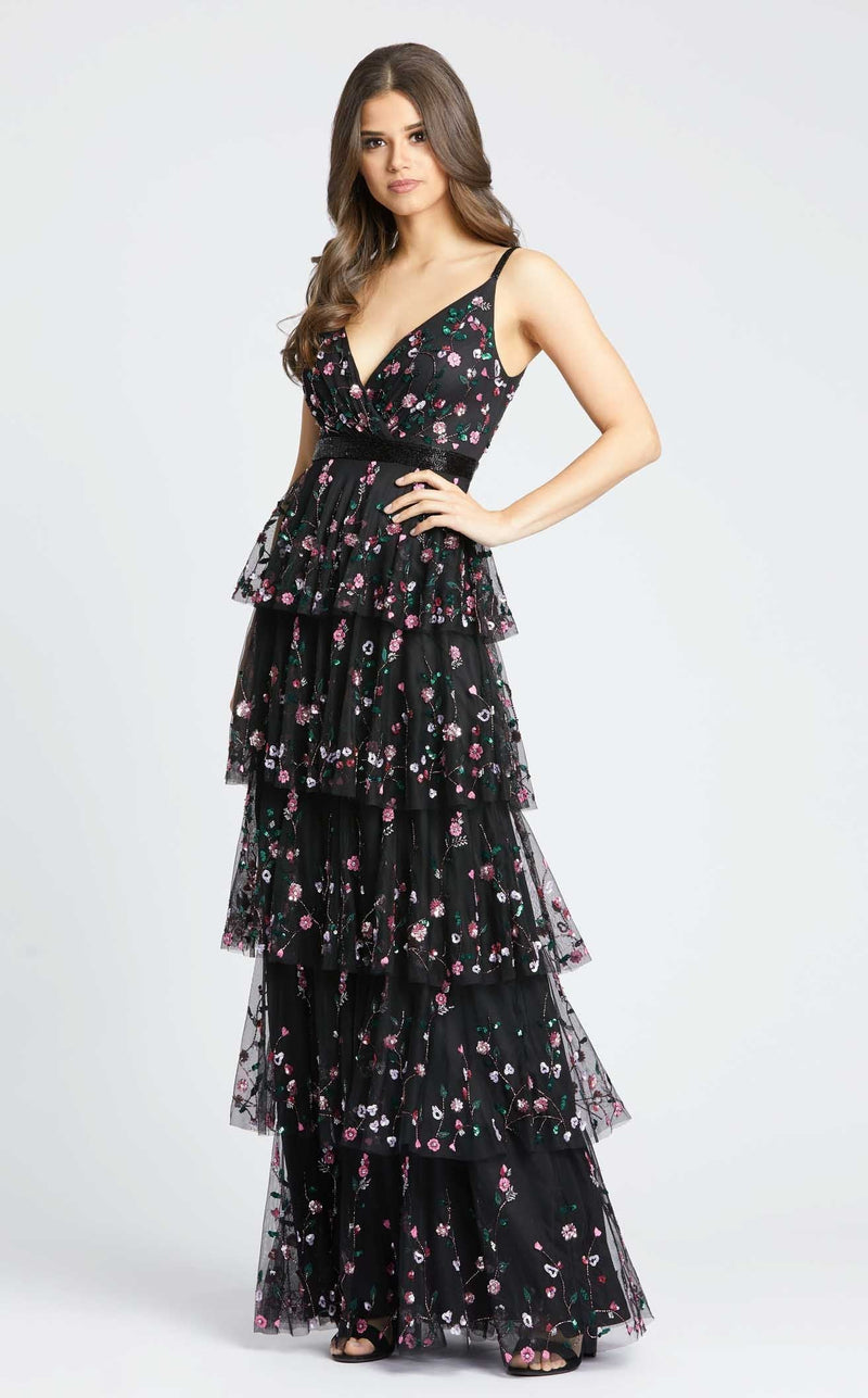 Mac Duggal 9062 Black Multi