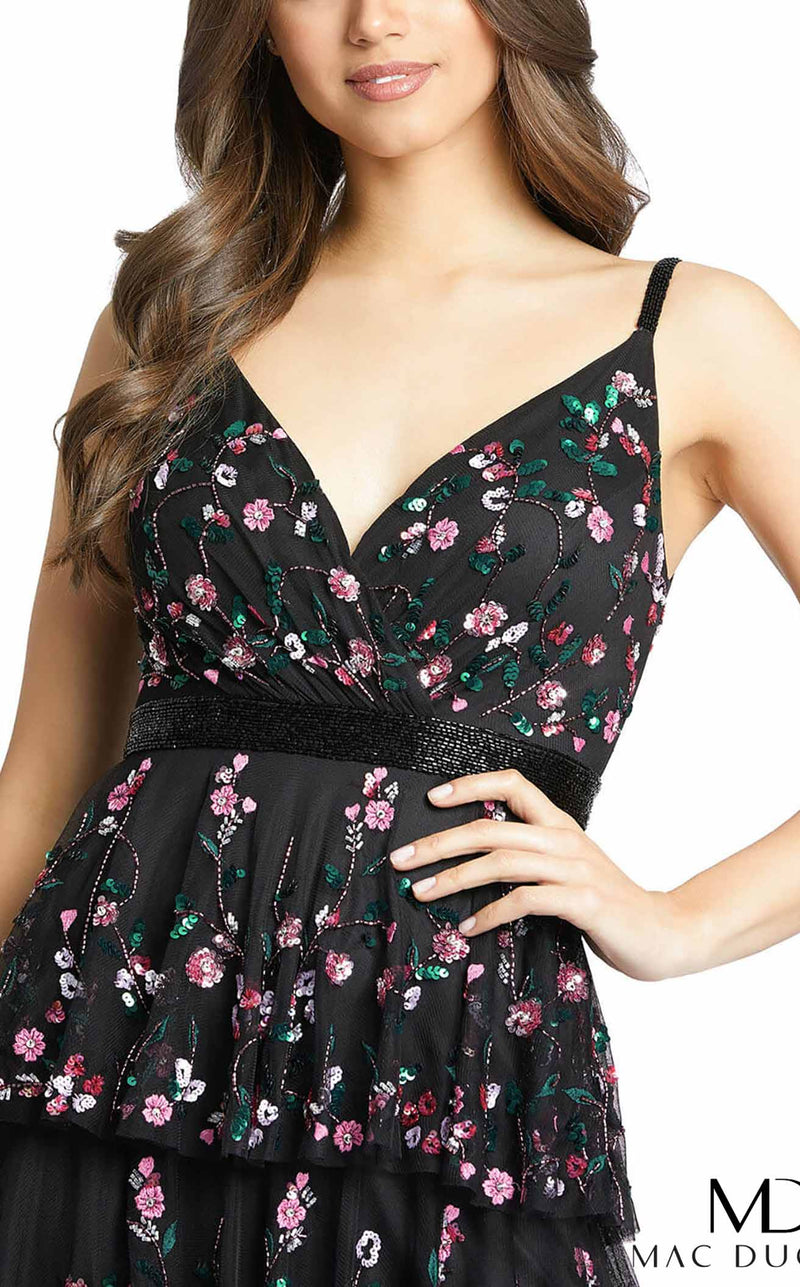 Mac Duggal 9062D Black Multi