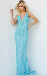 Jovani 22712 Turquoise