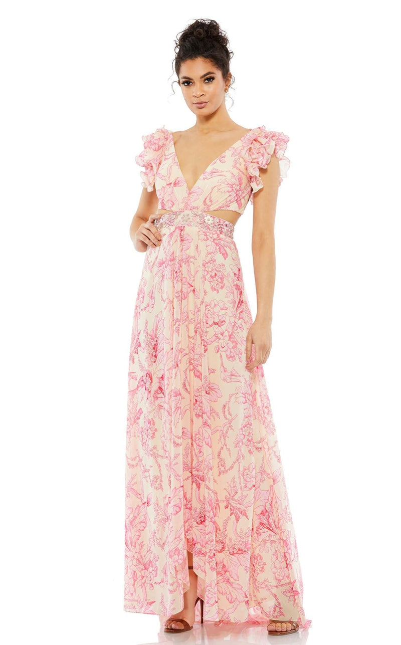 Mac Duggal 9161 Pink Multi