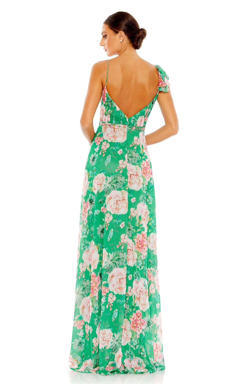 Mac Duggal 9175 Green Multi