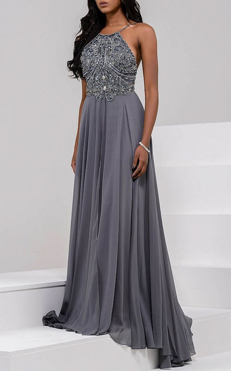 Jovani 92605BG Charcoal