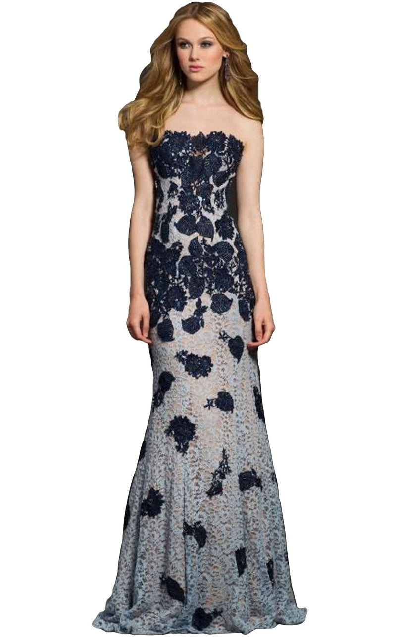 Jovani 92733 Black-Navy