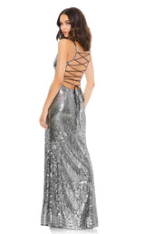 Mac Duggal 93576 Black/Silver