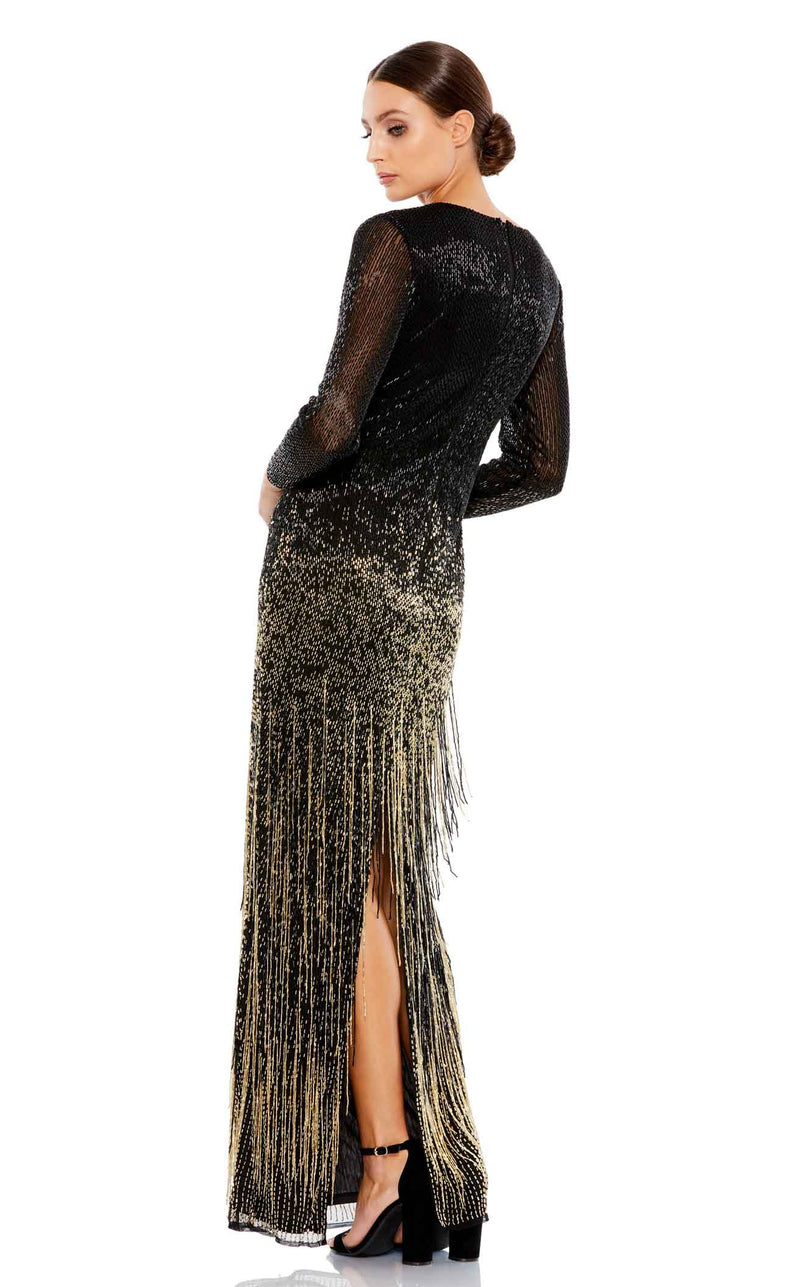 Mac Duggal 93584 Black/Gold