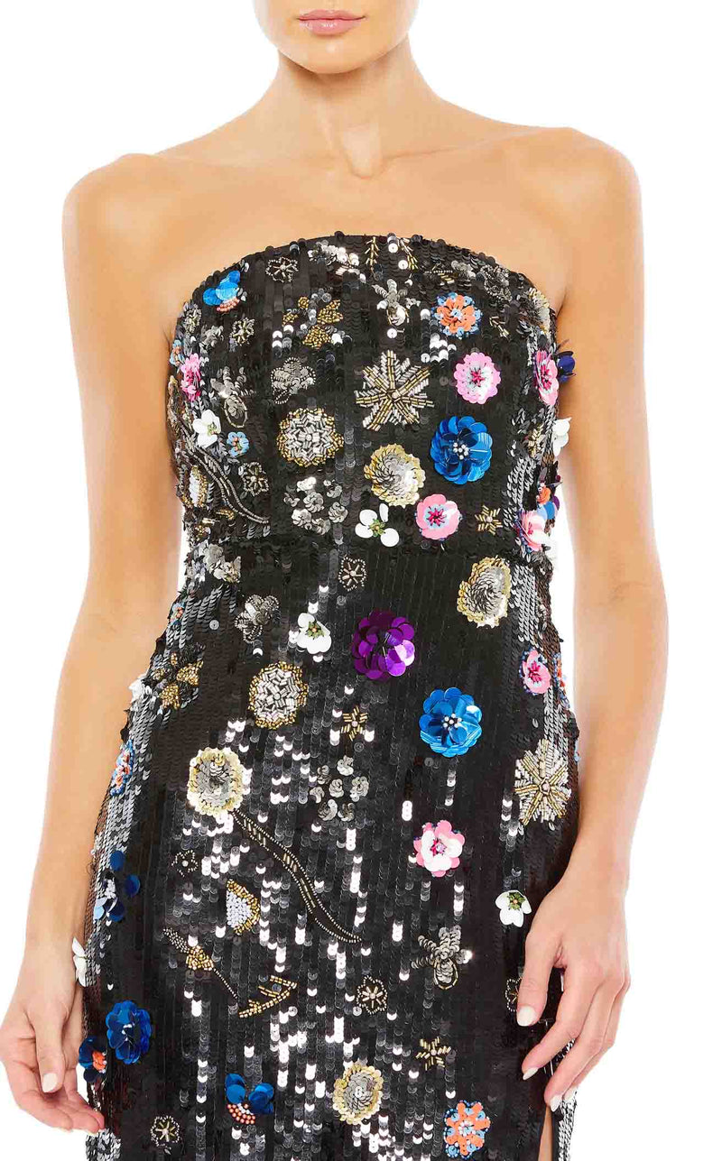 Mac Duggal 93695 Black Multi