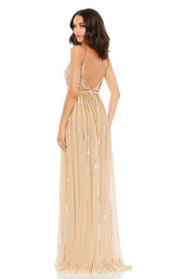 Mac Duggal 93801 Nude/Gold