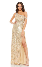 Mac Duggal 93802 Nude/Gold