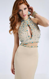 Jovani 94295 Beige