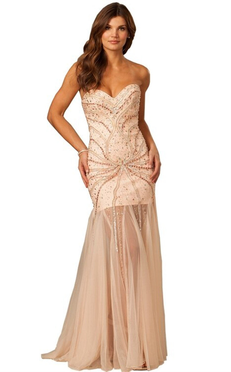 Jovani 99243BG Blush