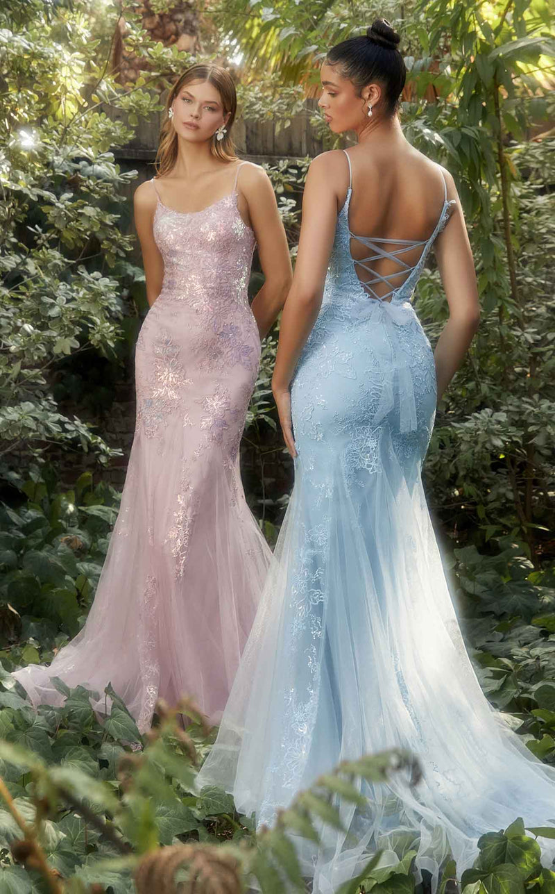 Andrea & Leo - A1116 - Feather Mermaid Gown