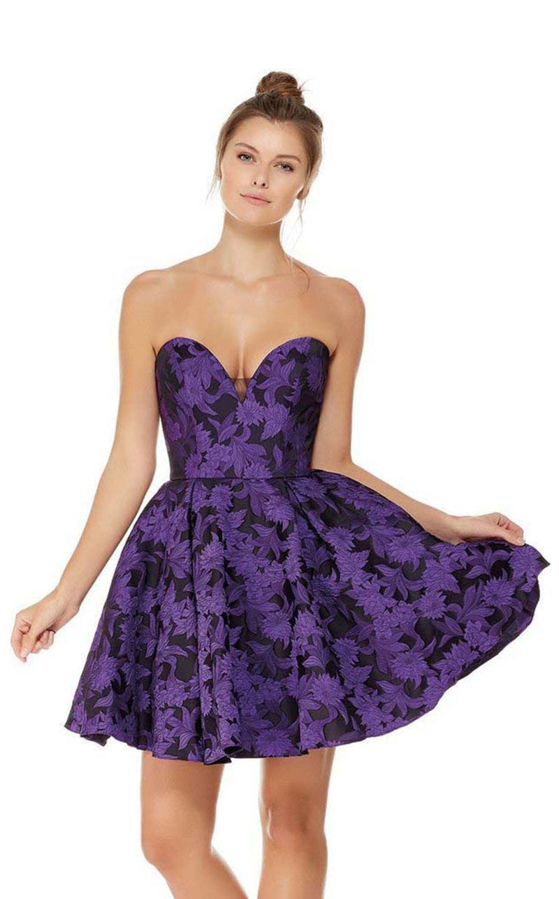 Alyce 3789 Purple-Black