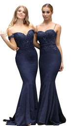 Tina Holly Couture BA002 Navy