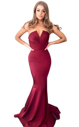 Tina Holly Couture BA651 Burgundy