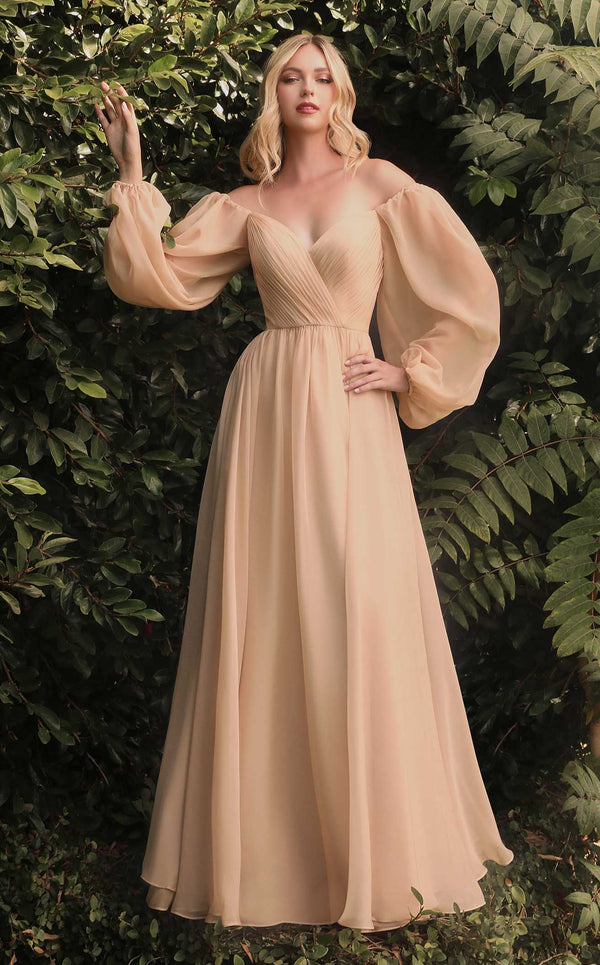 Cinderella Divine CD0192 Long Sleeve Evening Formal Dress for $149.0 – The  Dress Outlet