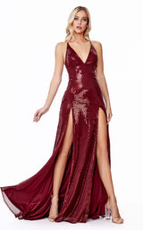 Cinderella Divine CD915 Burgundy