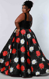 Sydneys Closet CE2204 Black Floral