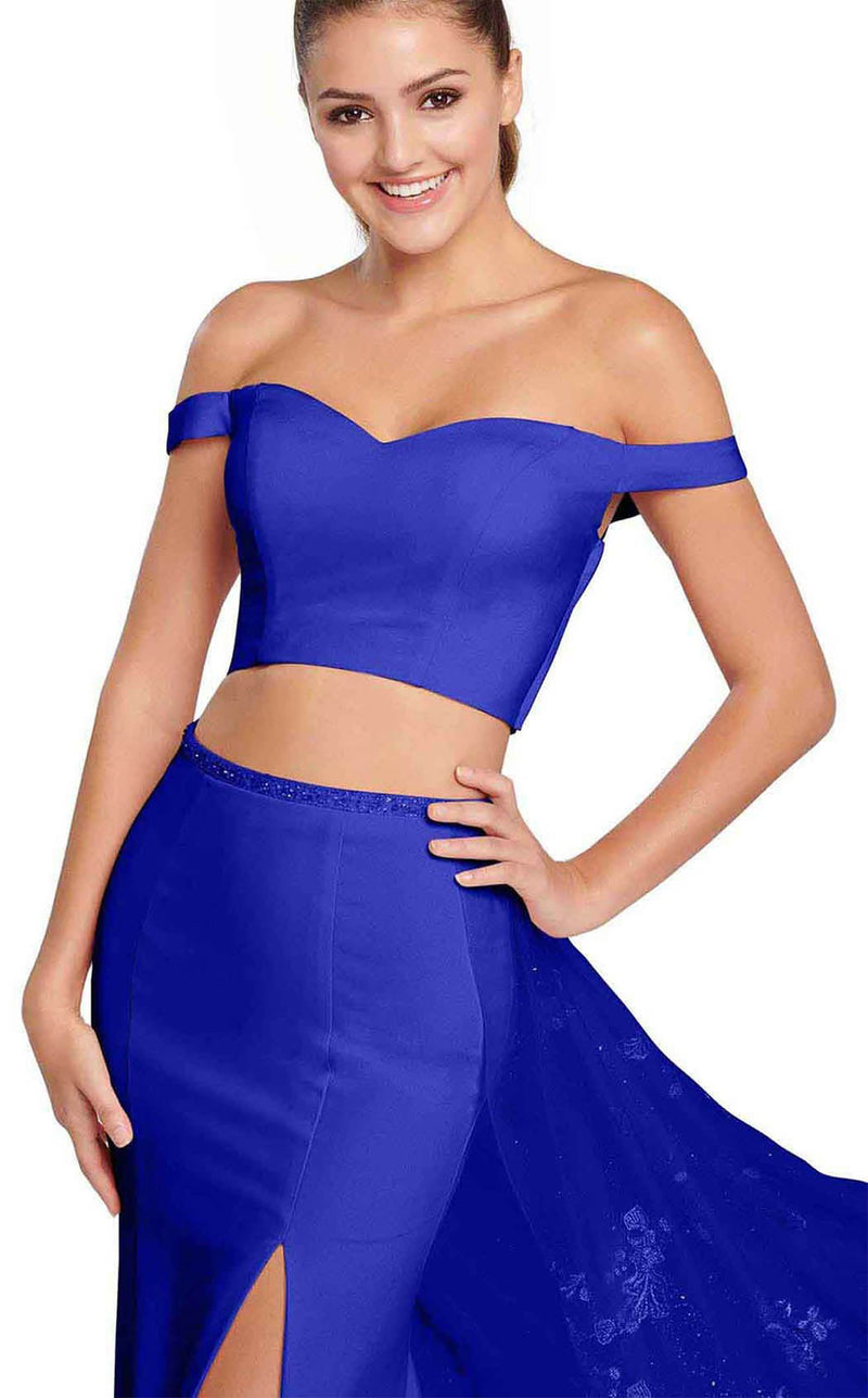 Ellie Wilde EW119034 Royal Blue