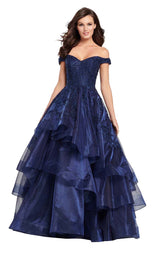 Ellie Wilde EW119043A Navy Blue