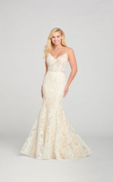 Ellie Wilde EW121060 Ivory/Champagne