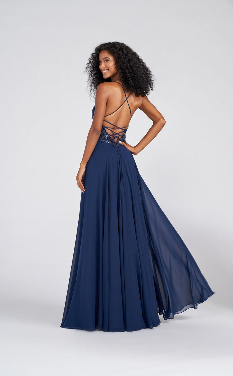 Ellie Wilde EW122087 Navy Blue