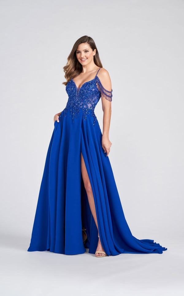 Ellie Wilde EW122089 Royal Blue