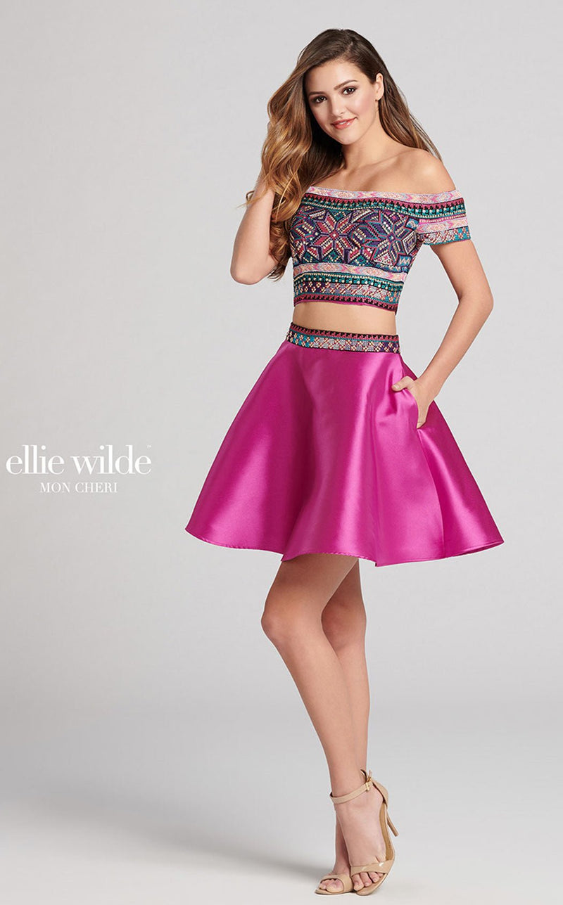 Ellie Wilde EW21878S Fuchsia