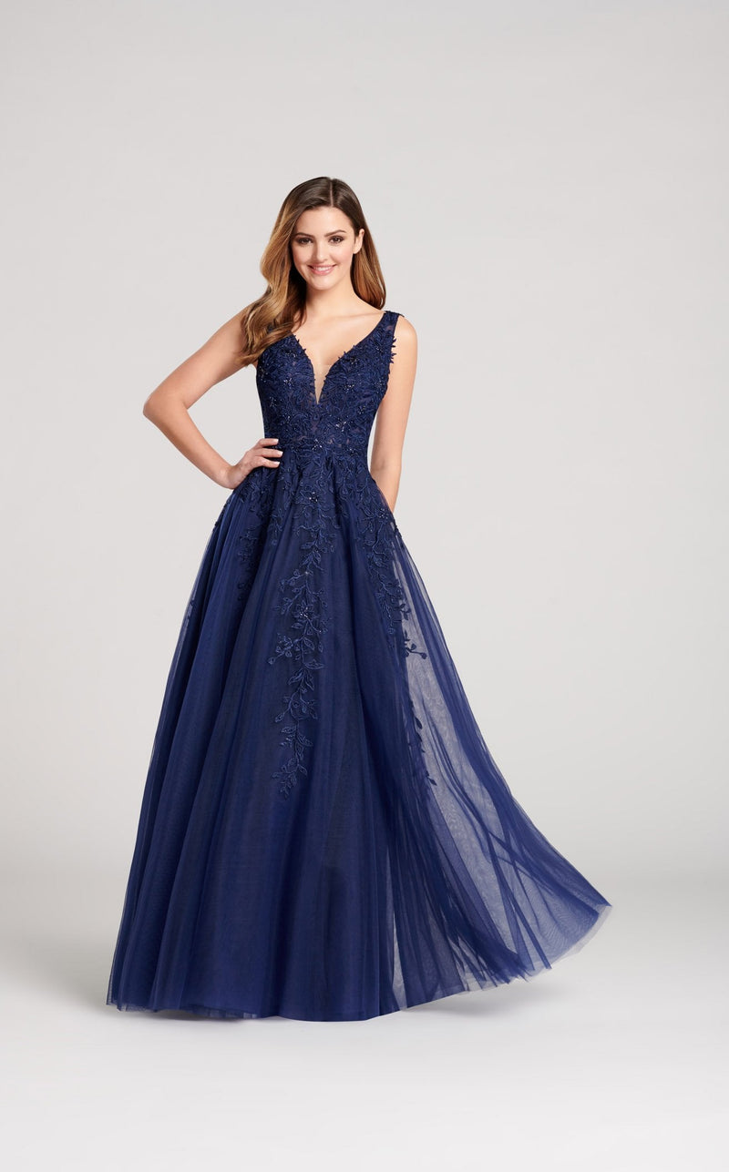 Ellie Wilde EW22048 Navy Blue