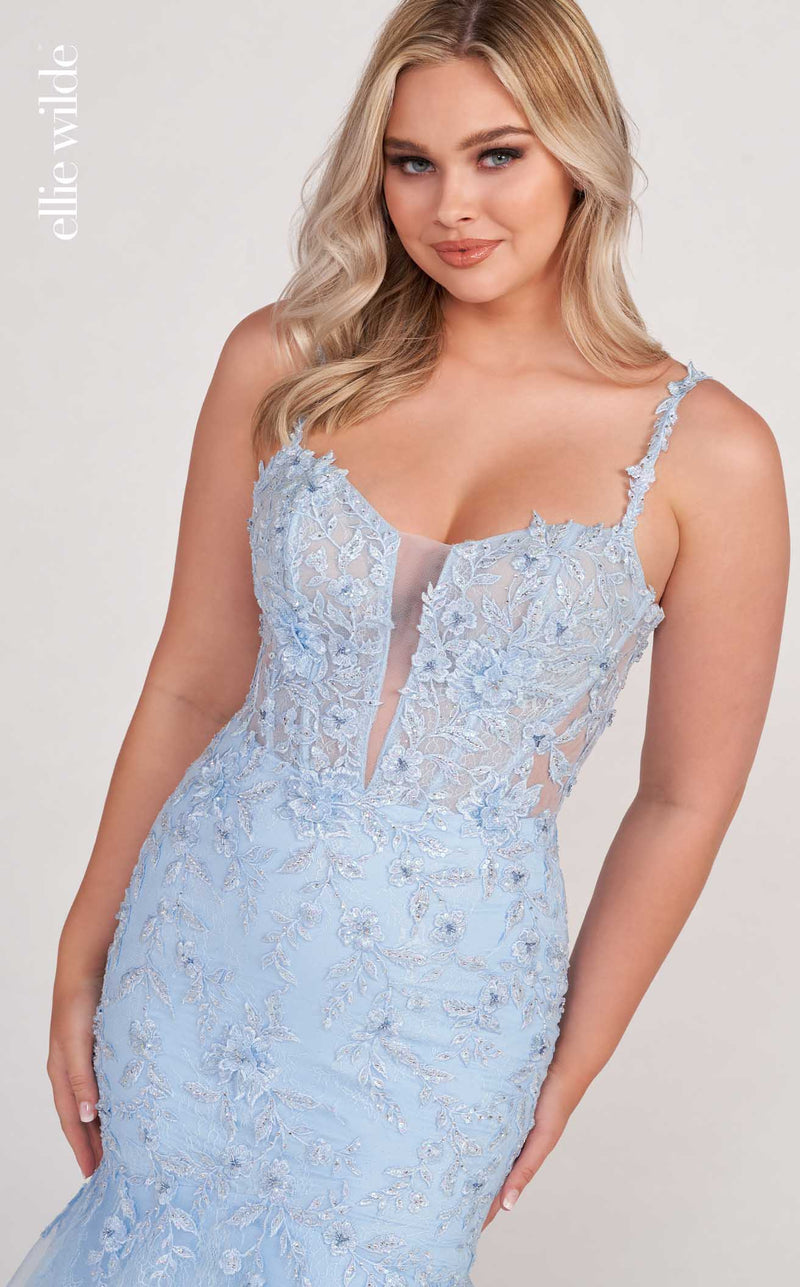 Ellie Wilde EW34085 Light Blue