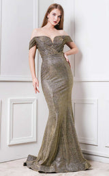 MNM Couture F7541 Gold