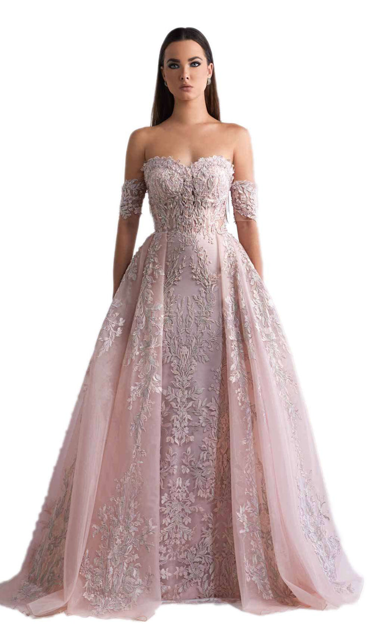 Azzure Couture FM1052 Blush/Silver