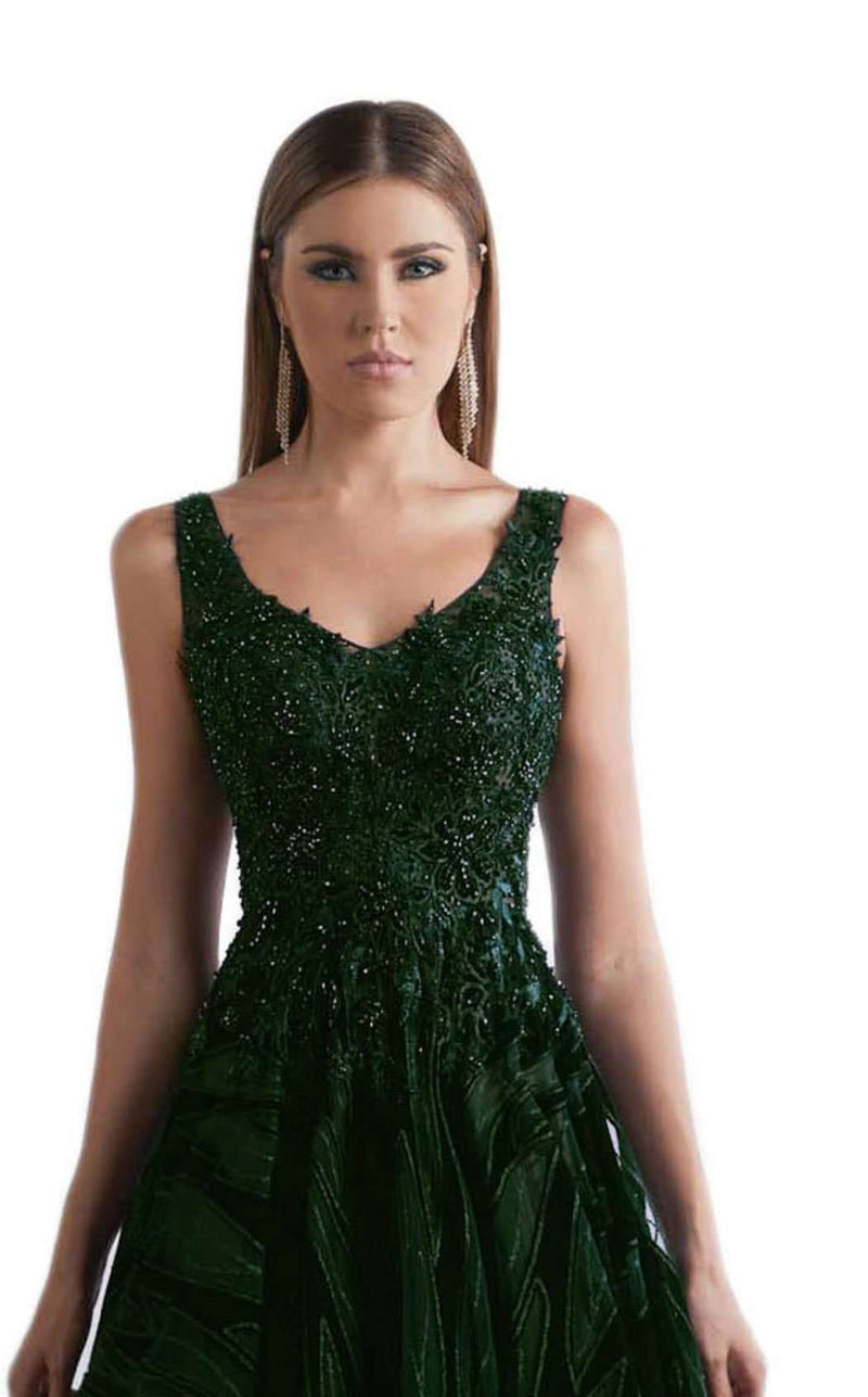 Azzure Couture FM1853 Dark Green