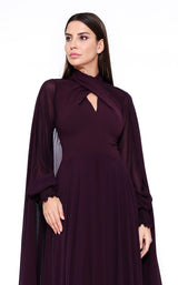 Zeena Zaki FW202113 Dark-Purple