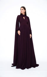 Zeena Zaki FW202113 Dark-Purple