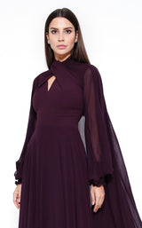 Zeena Zaki FW202113 Dark-Purple