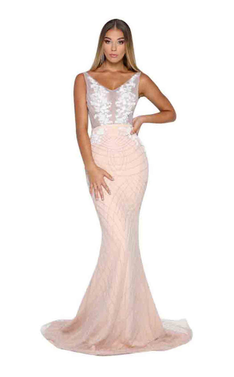 Portia and Scarlett Florance Gown Ivory/Nude