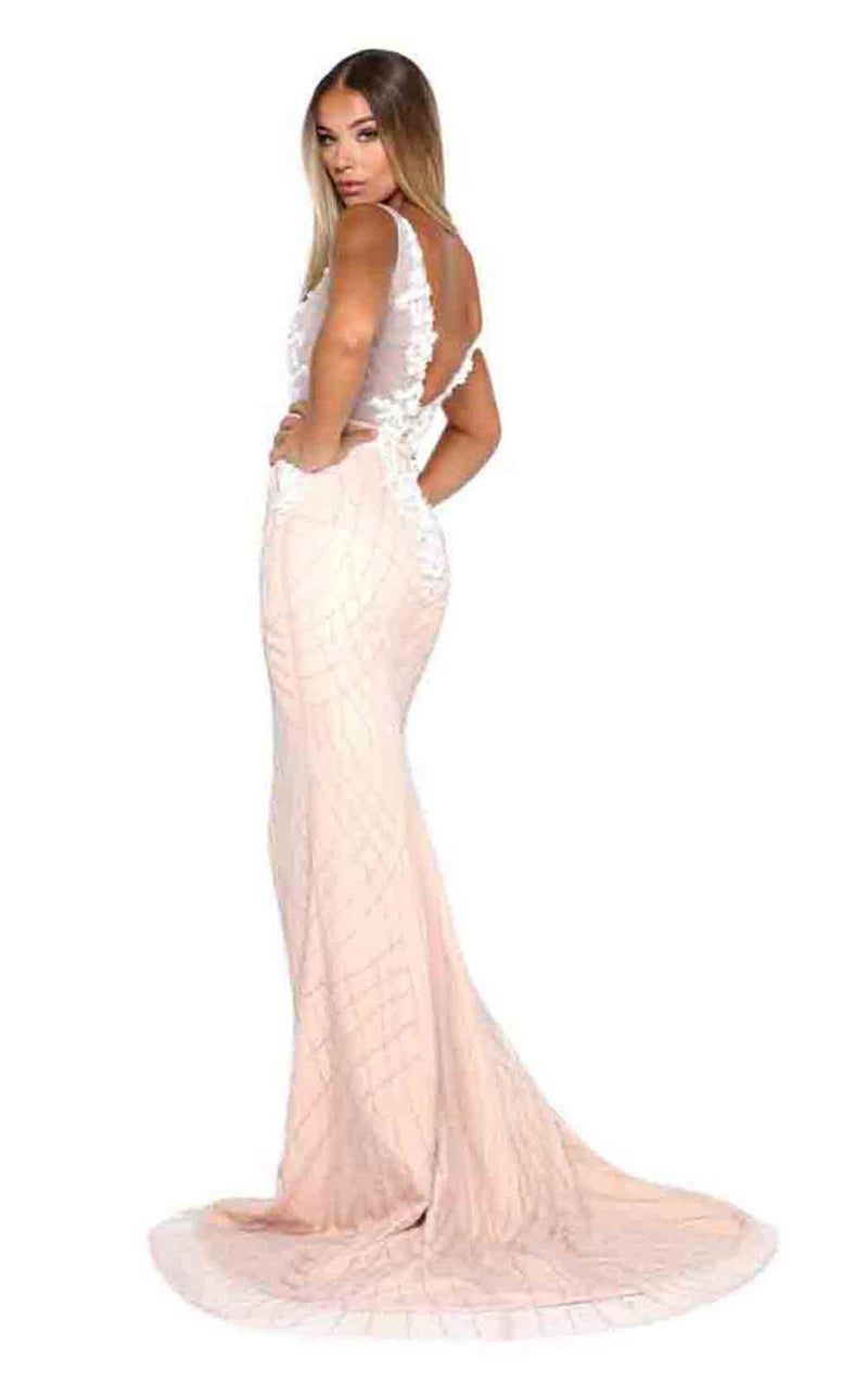 Portia and Scarlett Florance Gown Ivory/Nude