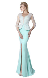 MNM Couture G0573 Aqua