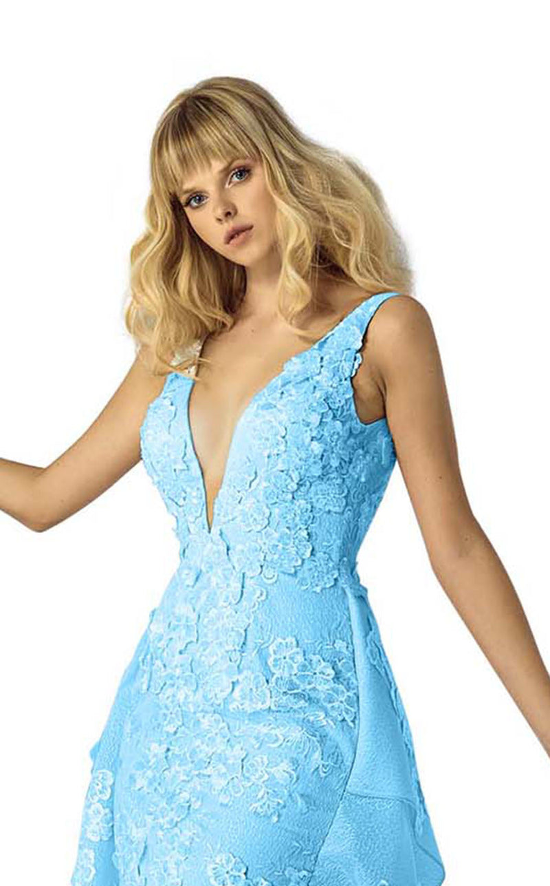 MNM Couture G0861 Light Blue