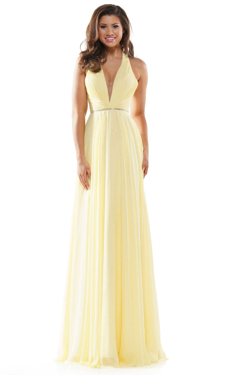 Colors Dress G1038 Dress Light-Yellow