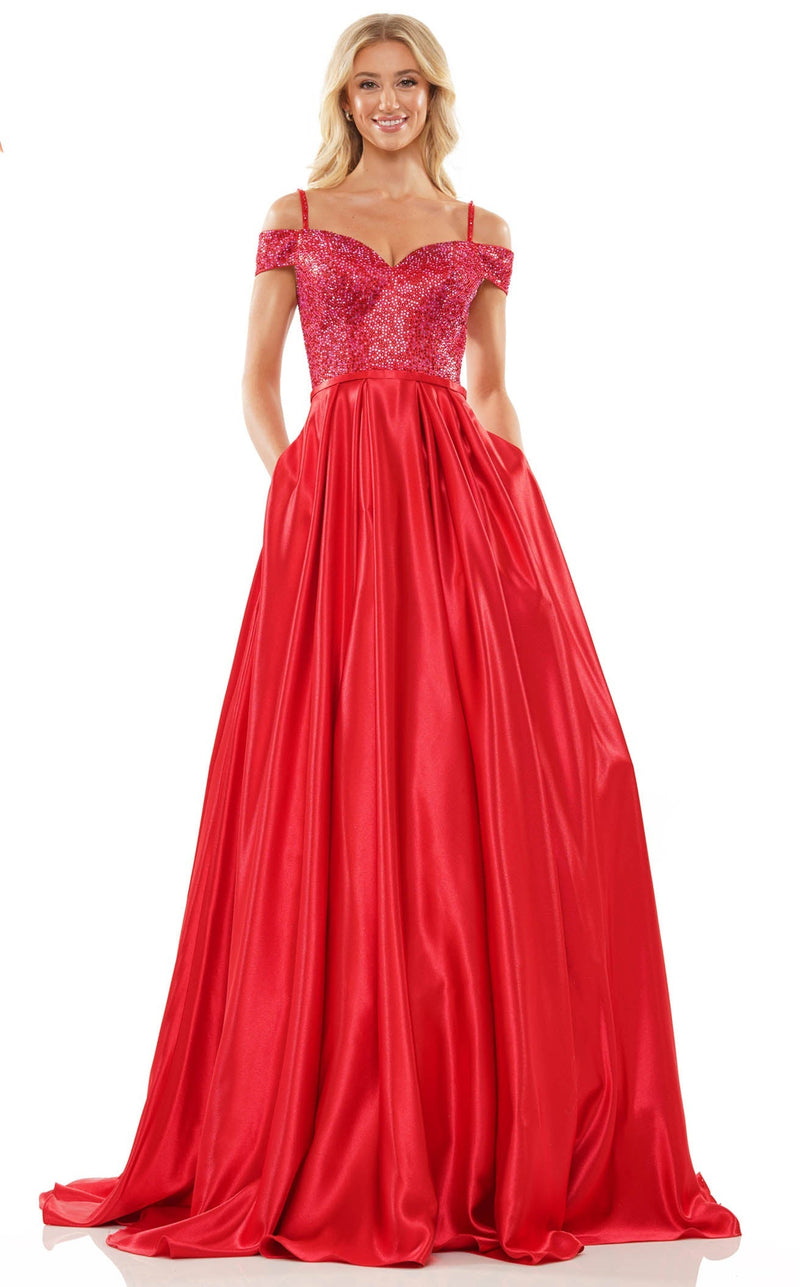 Colors Dress G1096 Red