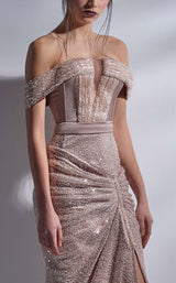 MNM Couture G1290 Champagne