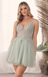 Nox Anabel G785 Dress Sage Green