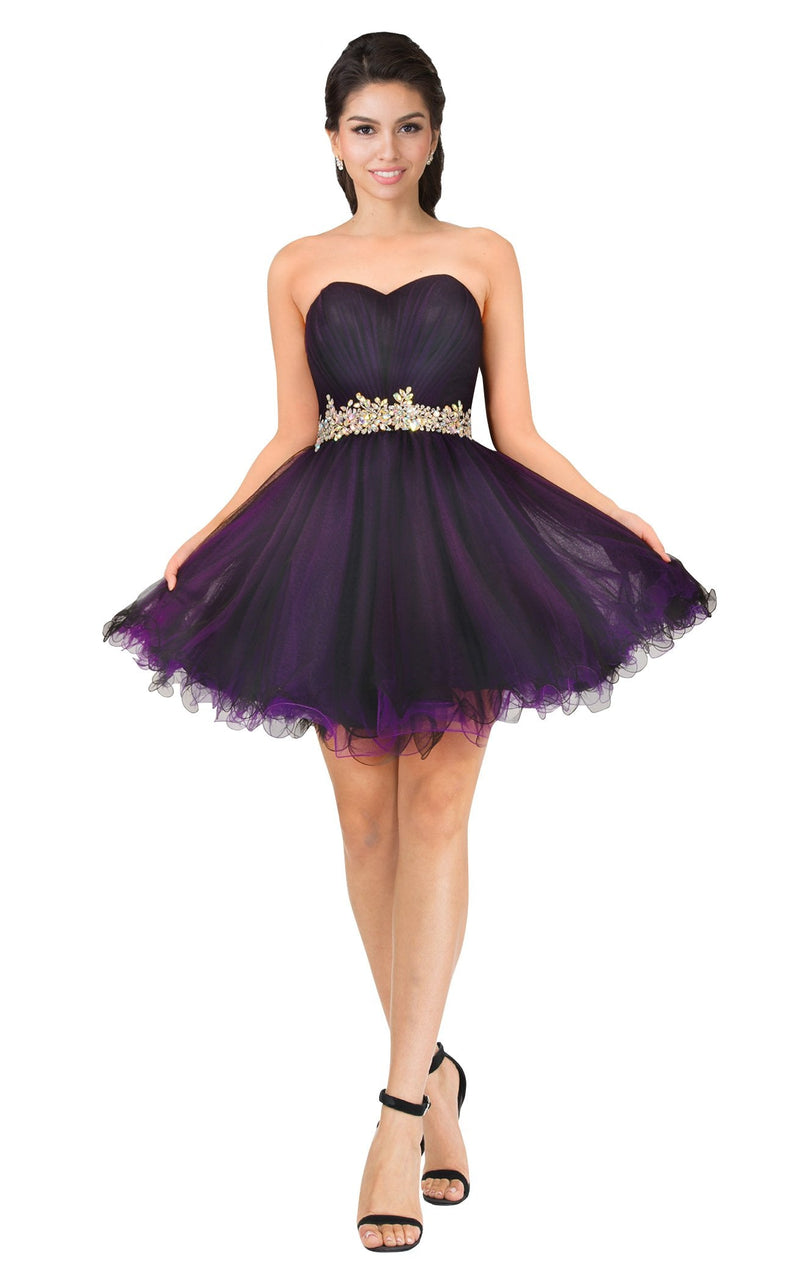 Elizabeth K GS1055 Black/Purple