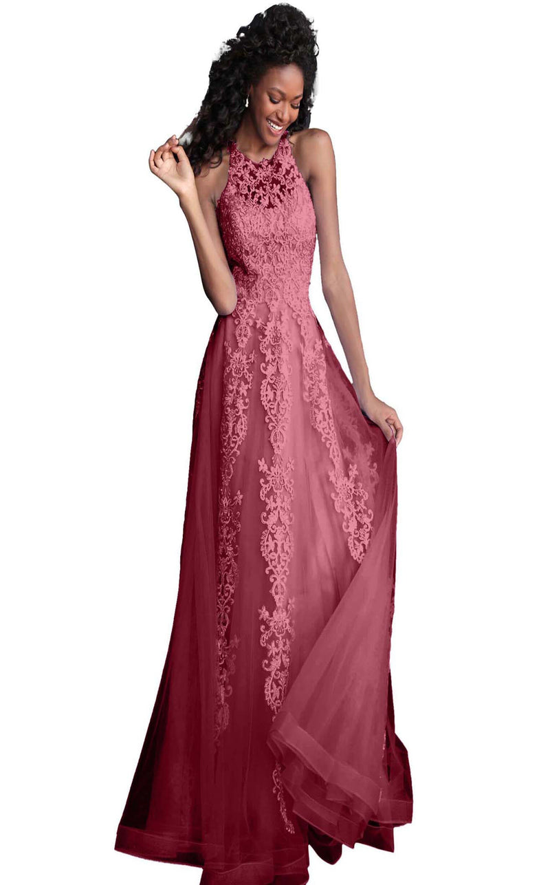 Jovani JVN64157BG Wine