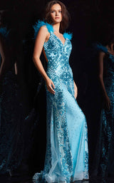 Jovani 22507 Light Blue