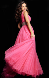 Jovani 24564 Hot Pink