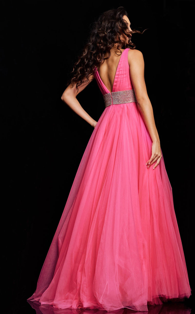 Jovani 24564 Hot Pink