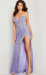 Jovani 36537 Lilac/Silver