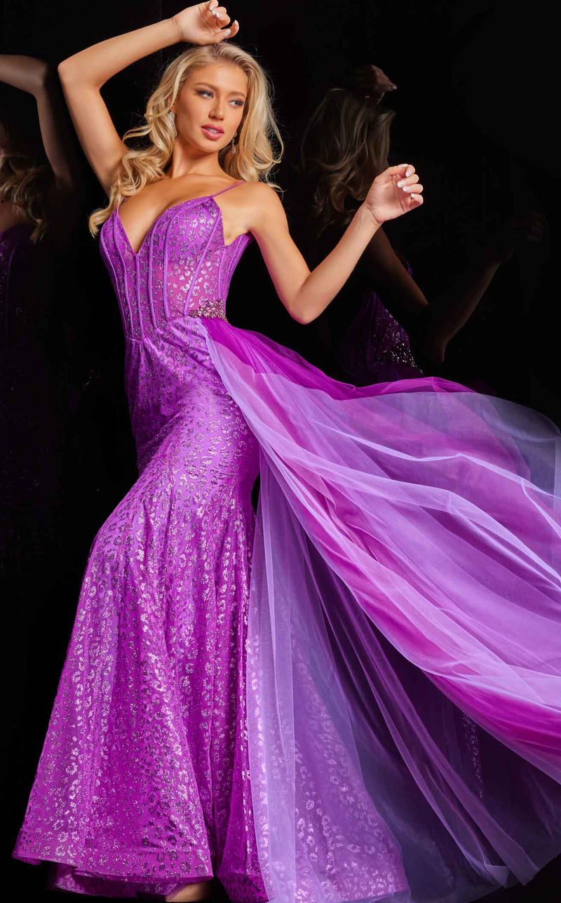 Jovani 36653 Purple